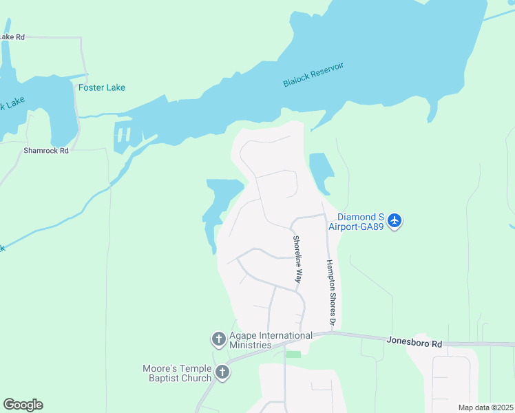 map of restaurants, bars, coffee shops, grocery stores, and more near 402 Pates Lake Court in Hampton
