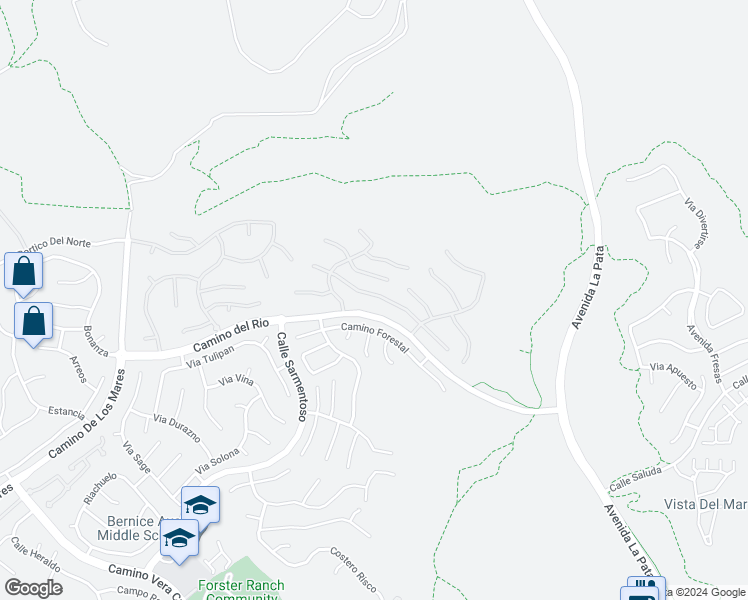 map of restaurants, bars, coffee shops, grocery stores, and more near 6322 Camino Marinero in San Clemente