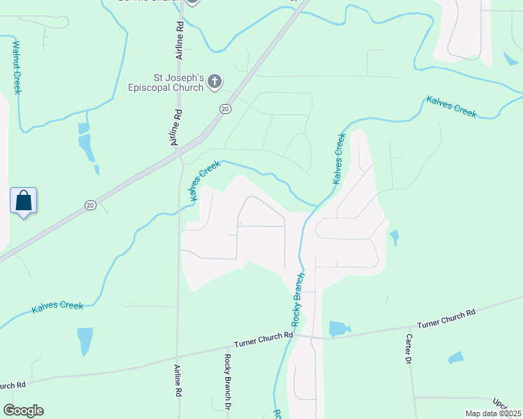 map of restaurants, bars, coffee shops, grocery stores, and more near 220 Shellbark Drive in McDonough