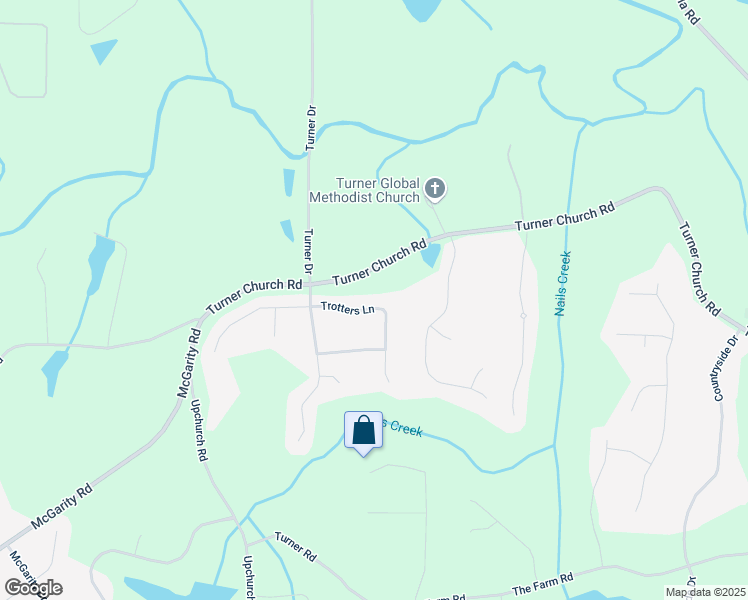 map of restaurants, bars, coffee shops, grocery stores, and more near 571 Trotters Lane in McDonough