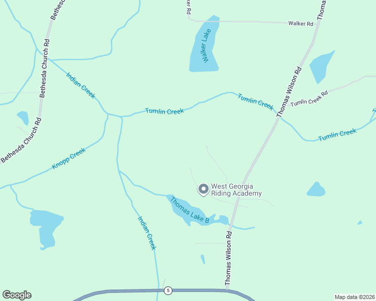 map of restaurants, bars, coffee shops, grocery stores, and more near 310 Thomas Wilson Road in Roopville