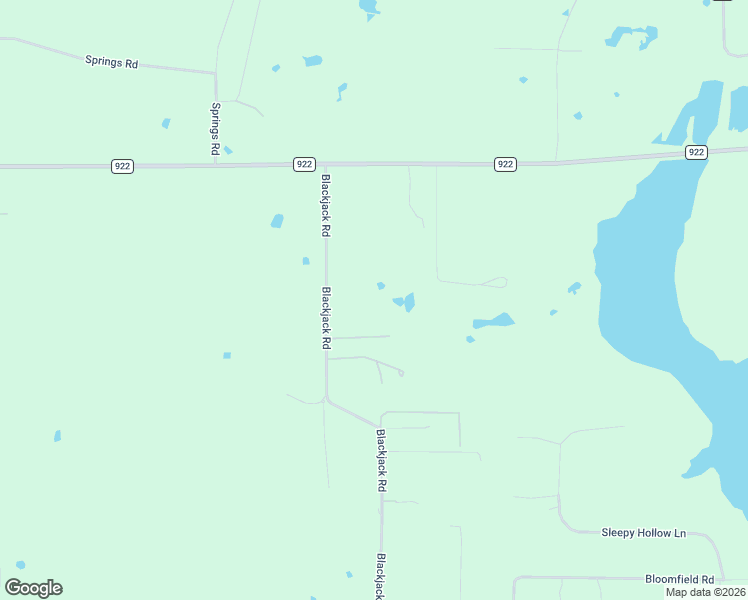 map of restaurants, bars, coffee shops, grocery stores, and more near 295 Blackjack Road in Valley View