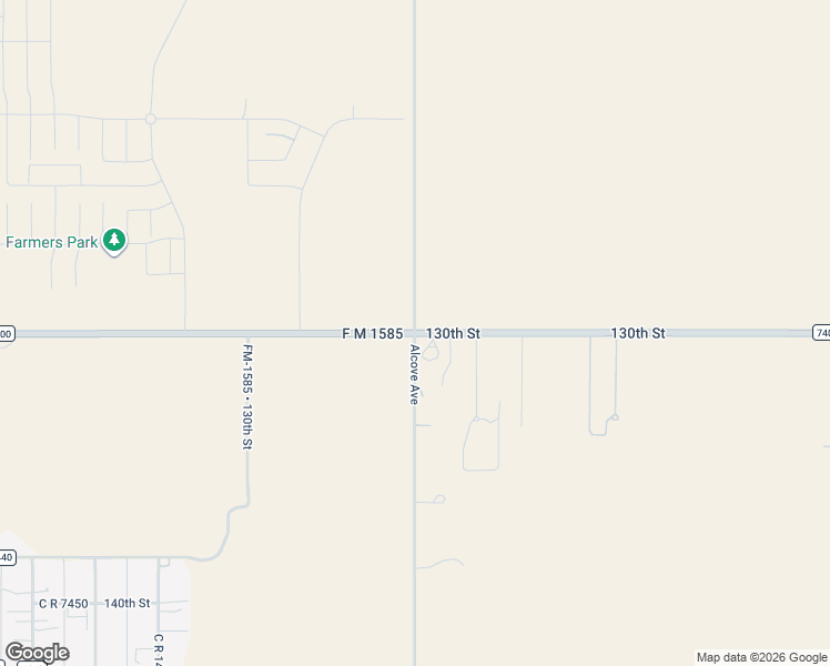 map of restaurants, bars, coffee shops, grocery stores, and more near 8608 130th Street in Wolfforth