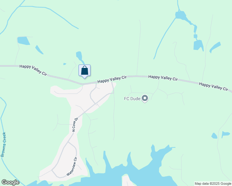 map of restaurants, bars, coffee shops, grocery stores, and more near 62 North Shore At Redwine Drive in Newnan