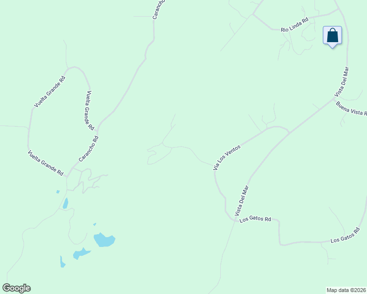 map of restaurants, bars, coffee shops, grocery stores, and more near Los Casitas Road in Riverside County