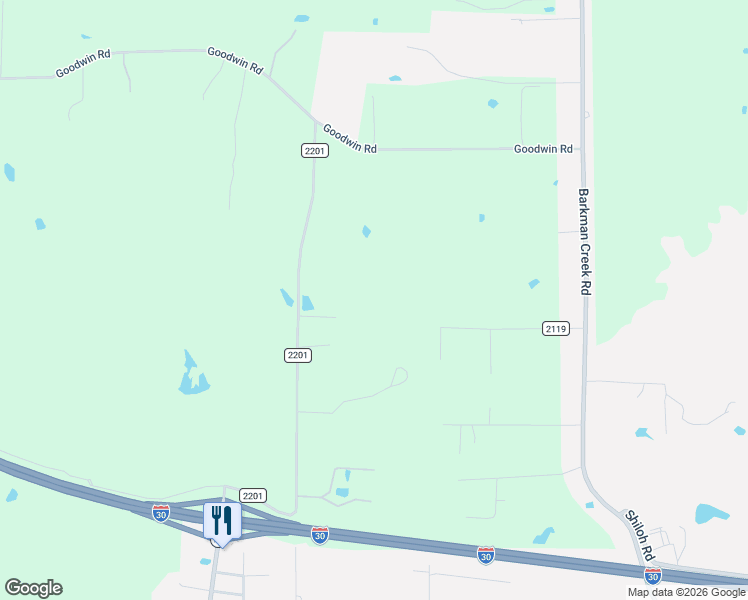 map of restaurants, bars, coffee shops, grocery stores, and more near 82 Elkay Drive in Hooks