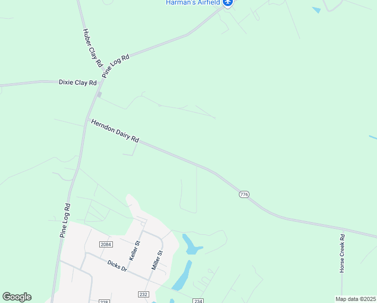 map of restaurants, bars, coffee shops, grocery stores, and more near 709 Herndon Dairy Road in Beech Island