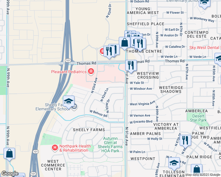 9205 West Cambridge Avenue Phoenix Az Walk Score