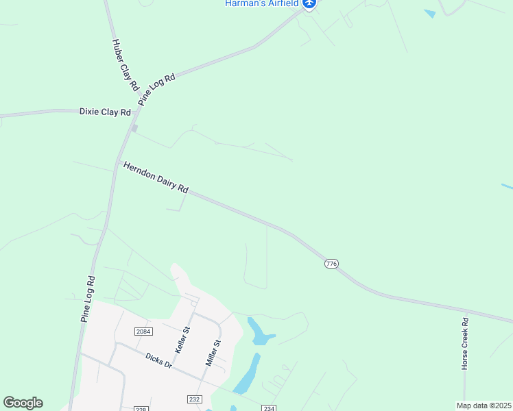map of restaurants, bars, coffee shops, grocery stores, and more near 709 Herndon Dairy Road in Beech Island