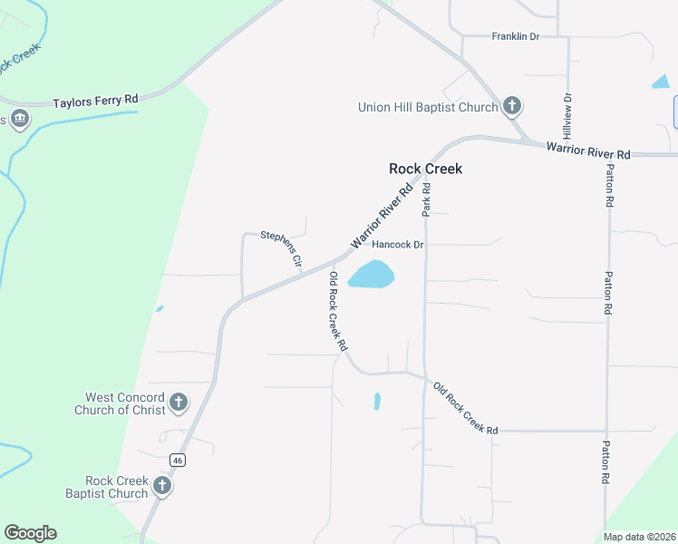 map of restaurants, bars, coffee shops, grocery stores, and more near 7374 Warrior River Road in Bessemer