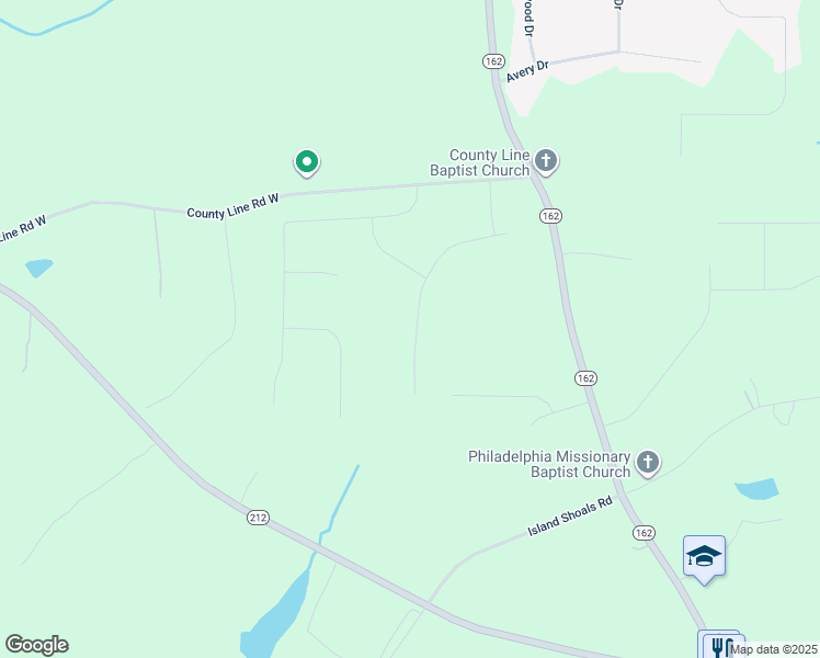 map of restaurants, bars, coffee shops, grocery stores, and more near 160 Macadamia Court in Covington