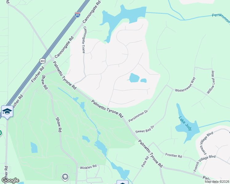 map of restaurants, bars, coffee shops, grocery stores, and more near 60 Oconee Woods Drive in Sharpsburg