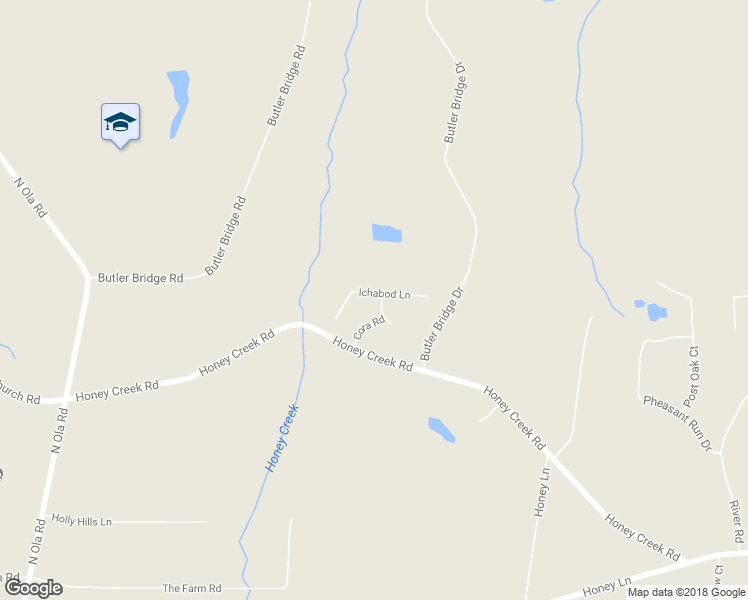 map of restaurants, bars, coffee shops, grocery stores, and more near 115 Lucille Lane in McDonough