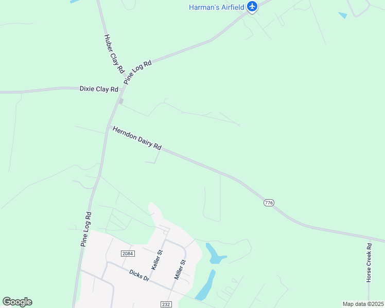 map of restaurants, bars, coffee shops, grocery stores, and more near 689 Herndon Dairy Road in Beech Island