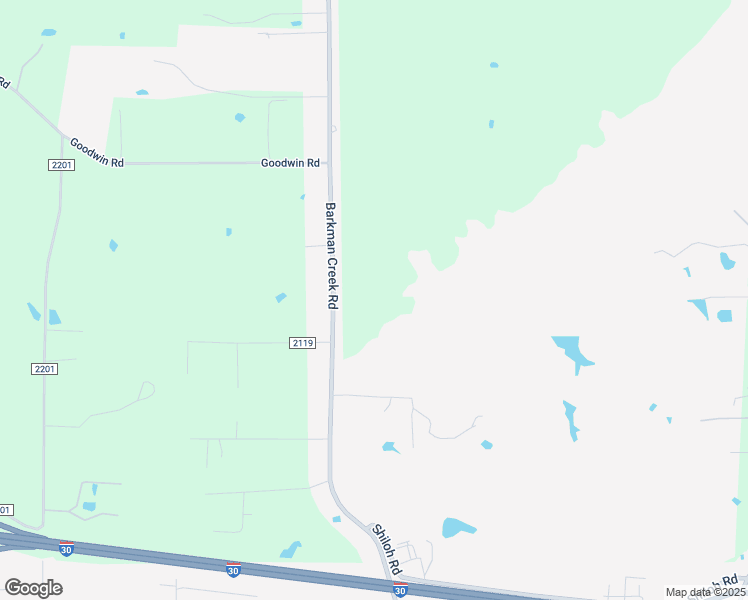 map of restaurants, bars, coffee shops, grocery stores, and more near 995 Barkman Creek Road in Hooks