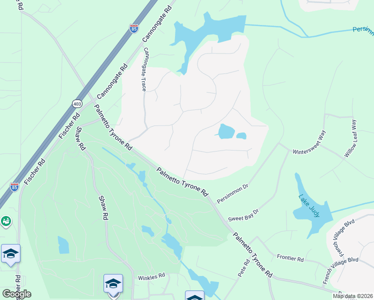 map of restaurants, bars, coffee shops, grocery stores, and more near 60 Oconee Woods Drive in Sharpsburg