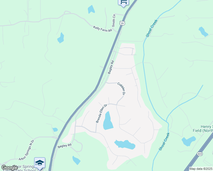 map of restaurants, bars, coffee shops, grocery stores, and more near 9 Cobbler Drive in Newnan