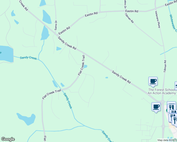 map of restaurants, bars, coffee shops, grocery stores, and more near 140 Annelise Park Drive in Fayetteville