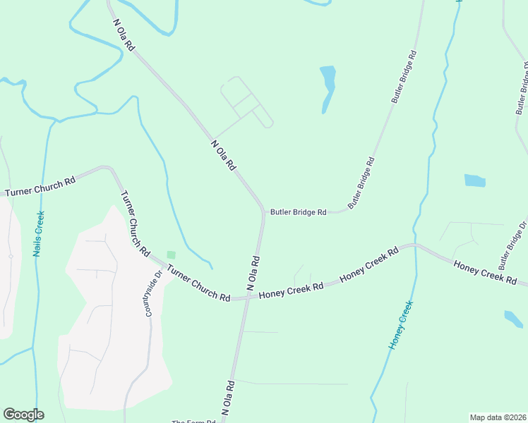 map of restaurants, bars, coffee shops, grocery stores, and more near 955 Butler Bridge Road in McDonough