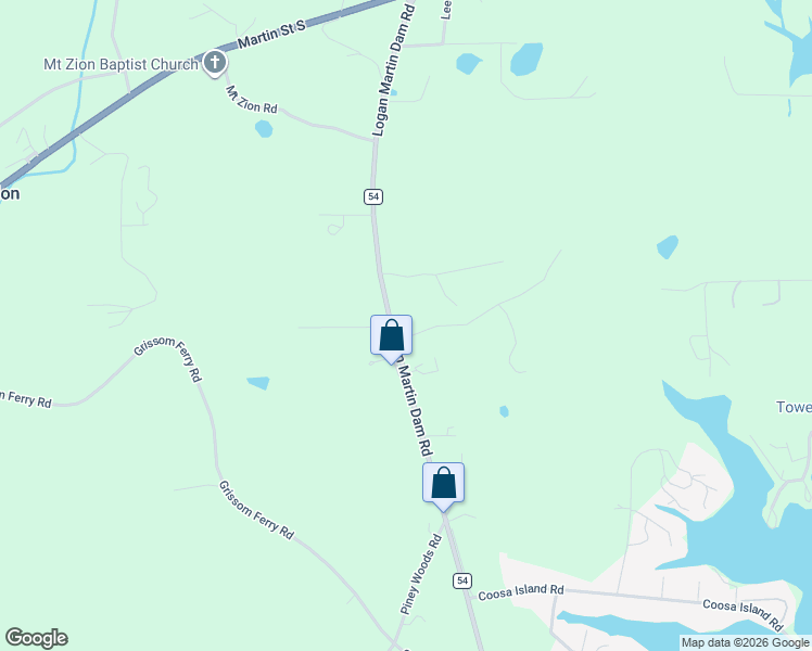 map of restaurants, bars, coffee shops, grocery stores, and more near 50 Floyd Duck Drive in St. Clair County