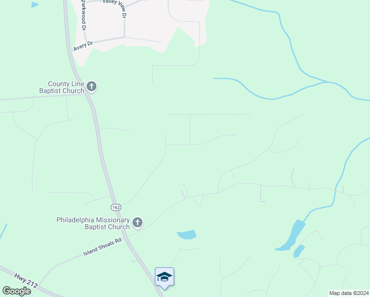 map of restaurants, bars, coffee shops, grocery stores, and more near 50 Trinity Drive in Covington