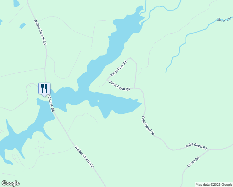 map of restaurants, bars, coffee shops, grocery stores, and more near 1570 Point Royal Road in Greensboro
