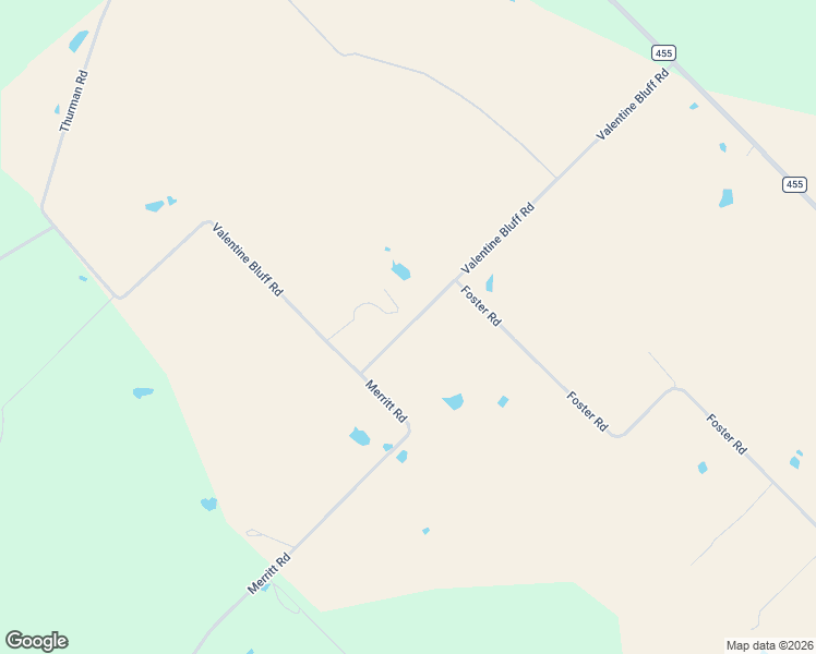 map of restaurants, bars, coffee shops, grocery stores, and more near Valentine Bluff Road in Forestburg