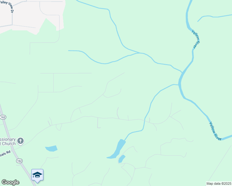 map of restaurants, bars, coffee shops, grocery stores, and more near 45 Pleasant Hills Court in Covington