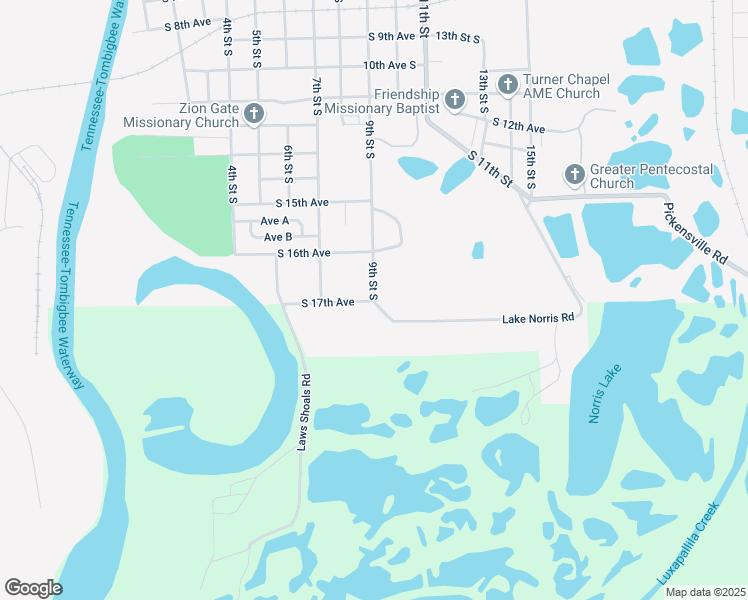 map of restaurants, bars, coffee shops, grocery stores, and more near 1709 9th Street South in Columbus