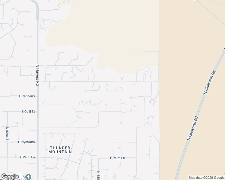 map of restaurants, bars, coffee shops, grocery stores, and more near 8906 East Rosedale Circle in Mesa