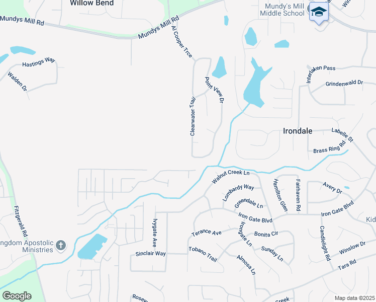 map of restaurants, bars, coffee shops, grocery stores, and more near 928 Brookside Court in Jonesboro
