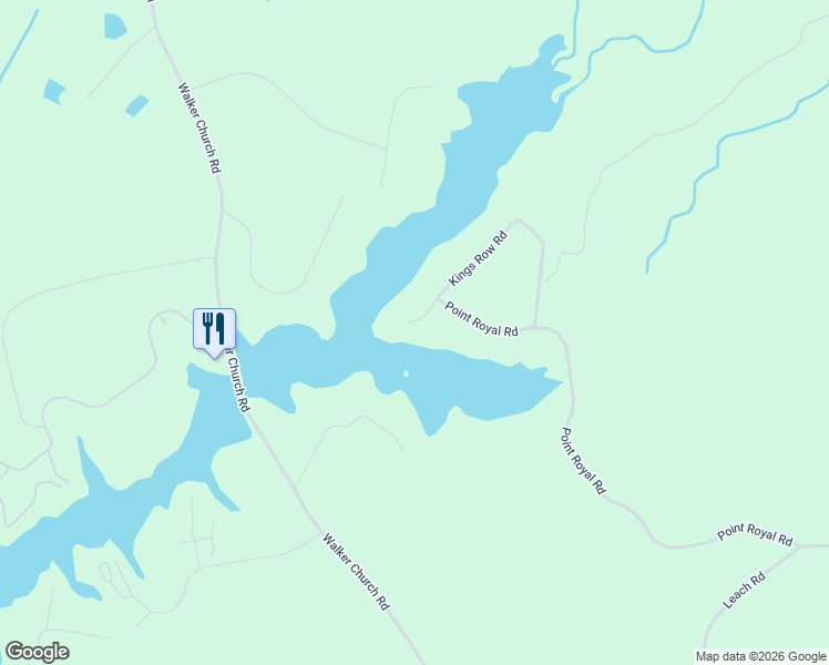 map of restaurants, bars, coffee shops, grocery stores, and more near 1001 Point Royal Drive in Greensboro