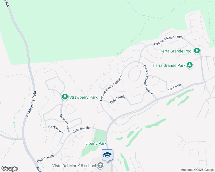 map of restaurants, bars, coffee shops, grocery stores, and more near 19 Via Alonso in San Clemente