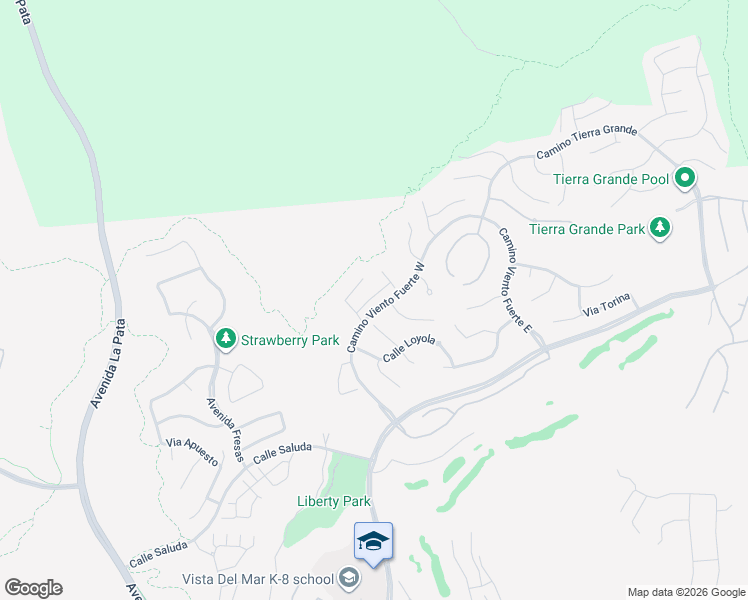 map of restaurants, bars, coffee shops, grocery stores, and more near 19 Via Alonso in San Clemente