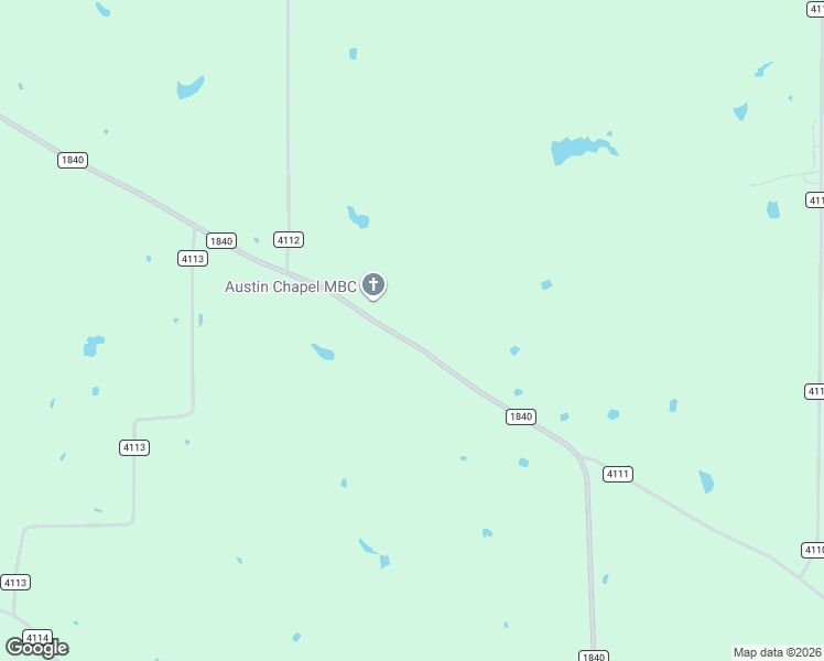 map of restaurants, bars, coffee shops, grocery stores, and more near 9602 Farm to Market Road 1840 in De Kalb