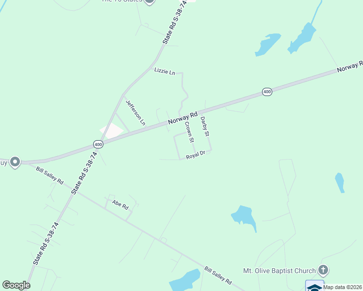map of restaurants, bars, coffee shops, grocery stores, and more near 160 Thorn Dyke Road in Orangeburg