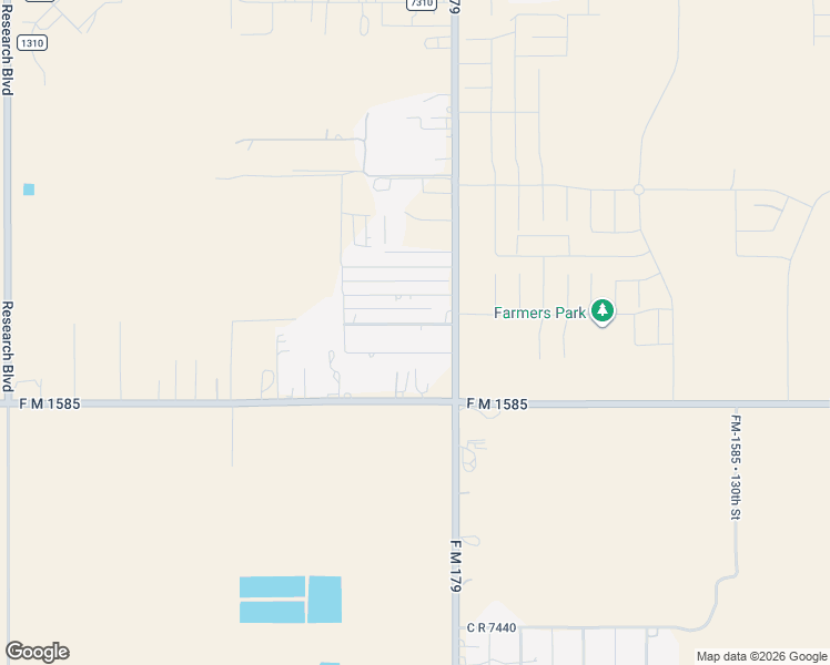 map of restaurants, bars, coffee shops, grocery stores, and more near 8713 Private Road 7365 in Wolfforth