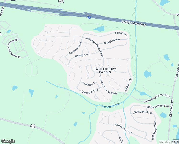 map of restaurants, bars, coffee shops, grocery stores, and more near 478 Brantley Cove Circle in Grovetown