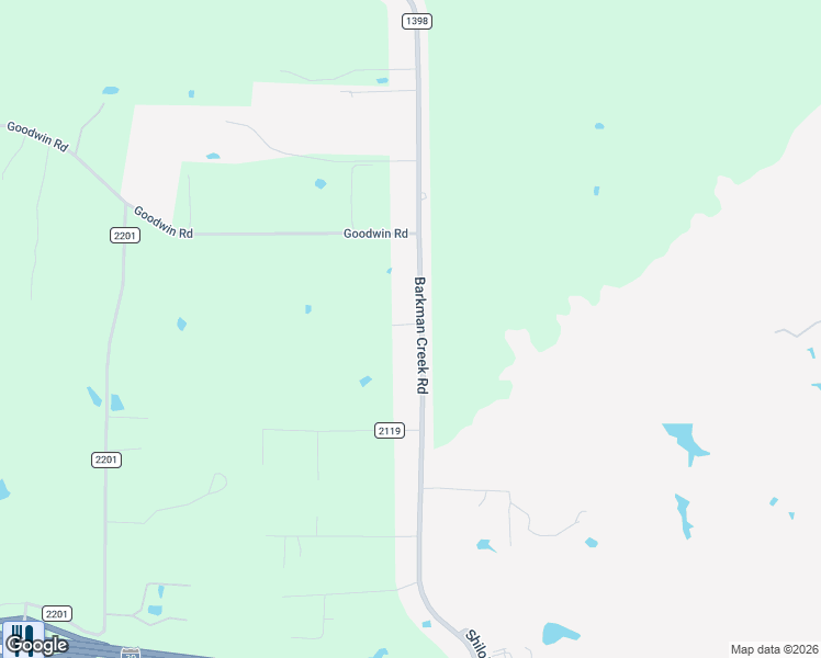 map of restaurants, bars, coffee shops, grocery stores, and more near 995 Barkman Creek Road in Hooks