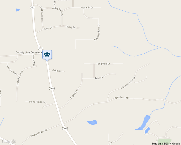 map of restaurants, bars, coffee shops, grocery stores, and more near 35 Mayfair Way in Covington