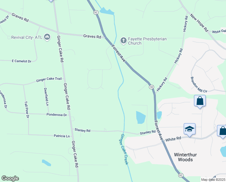 map of restaurants, bars, coffee shops, grocery stores, and more near 110 Woodsong Court in Fayetteville