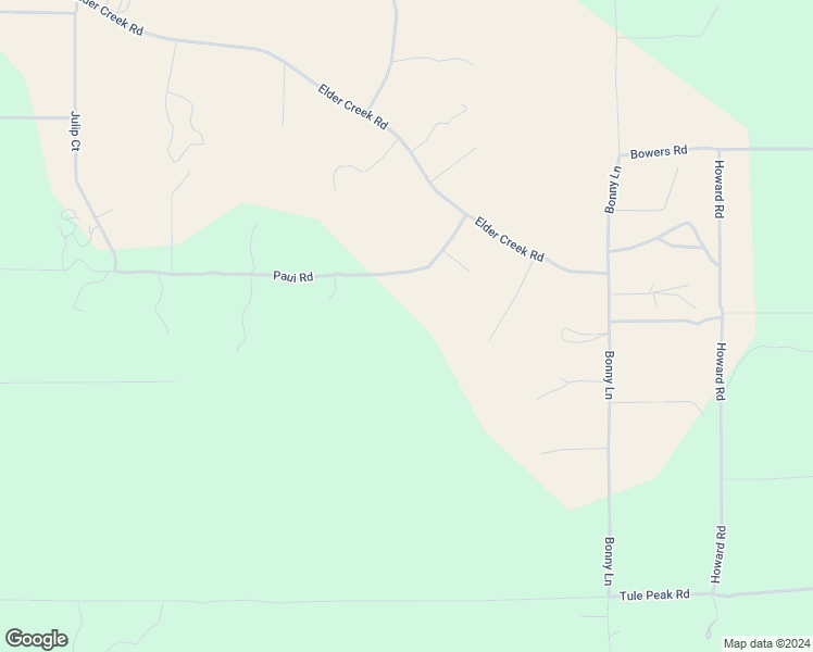 map of restaurants, bars, coffee shops, grocery stores, and more near 53253 Paui Road in Aguanga