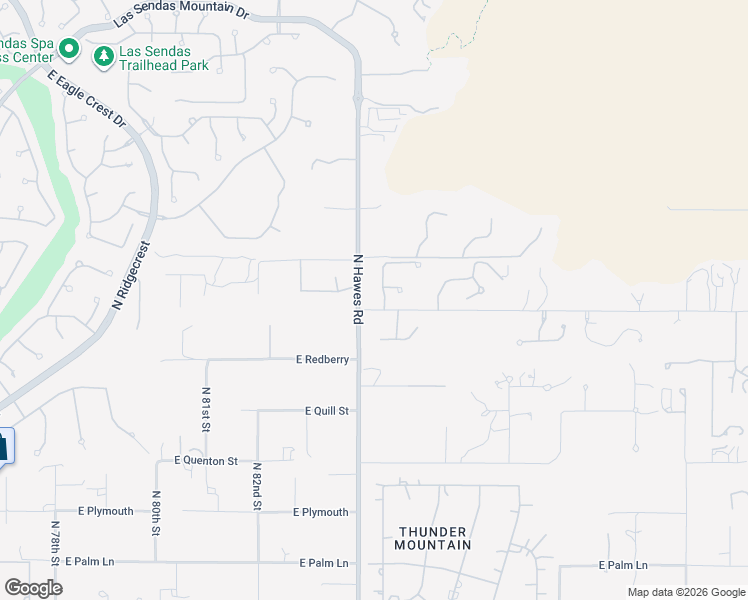 map of restaurants, bars, coffee shops, grocery stores, and more near 8422 East Regina Circle in Mesa