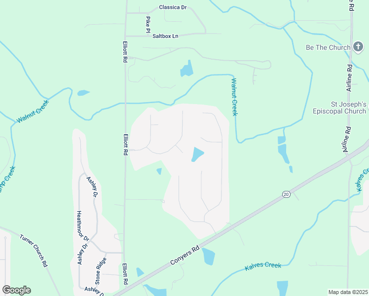 map of restaurants, bars, coffee shops, grocery stores, and more near 305 Spooner Drive in McDonough