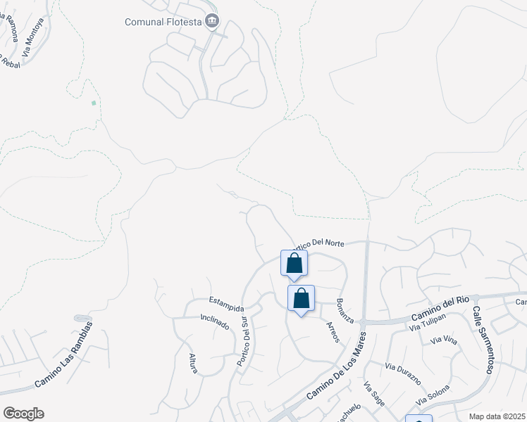 map of restaurants, bars, coffee shops, grocery stores, and more near 3010 Eminencia Del Norte in San Clemente