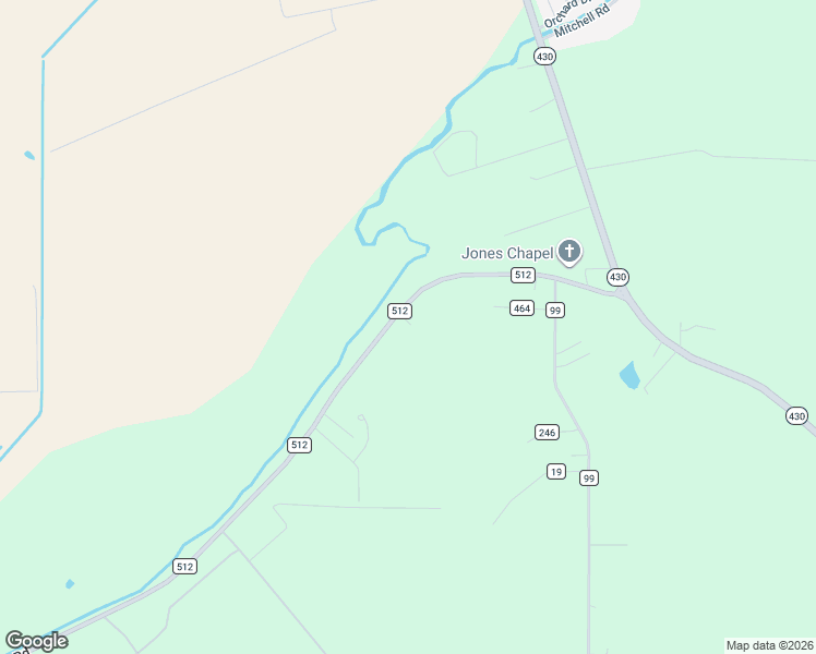 map of restaurants, bars, coffee shops, grocery stores, and more near 100 County Road 97 in Sidon