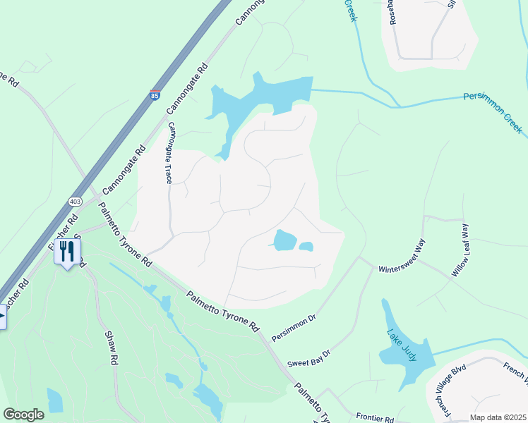 map of restaurants, bars, coffee shops, grocery stores, and more near 96 Lawn Market in Sharpsburg