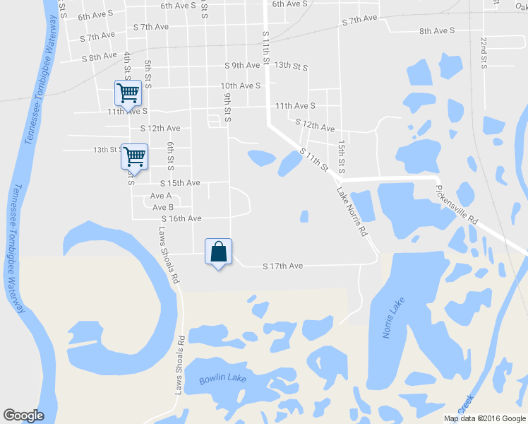 map of restaurants, bars, coffee shops, grocery stores, and more near 1523 9th Street South in Columbus