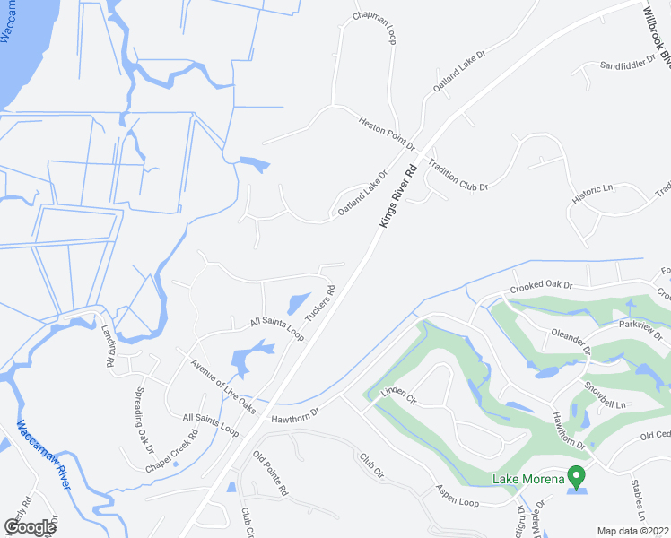 map of restaurants, bars, coffee shops, grocery stores, and more near 573 Tucker Road in Pawleys Island