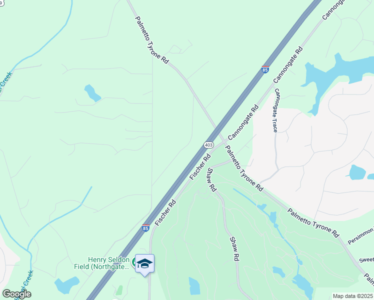 map of restaurants, bars, coffee shops, grocery stores, and more near 144 Hudgen Road in Newnan